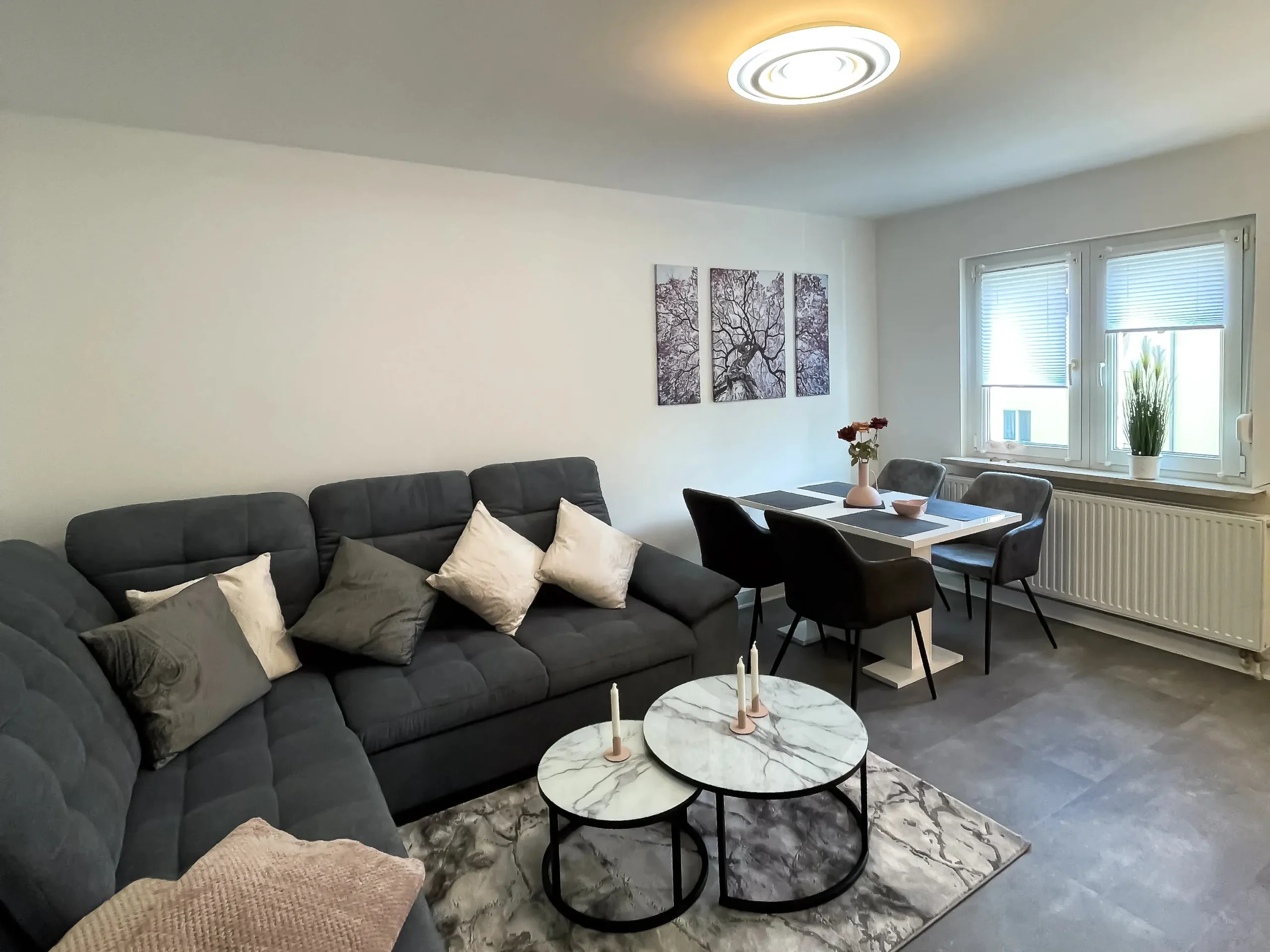 ferienwohnung-halle-offener-wohn-essbereich